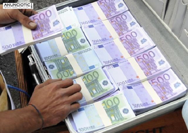 Oferta de pr&eacute;stamo dinero urgente