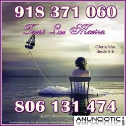 TAROT ECONOMICO LUZ MARINA SOLO 0,42 CM MIN. VISA 10 � 30 MTOS.