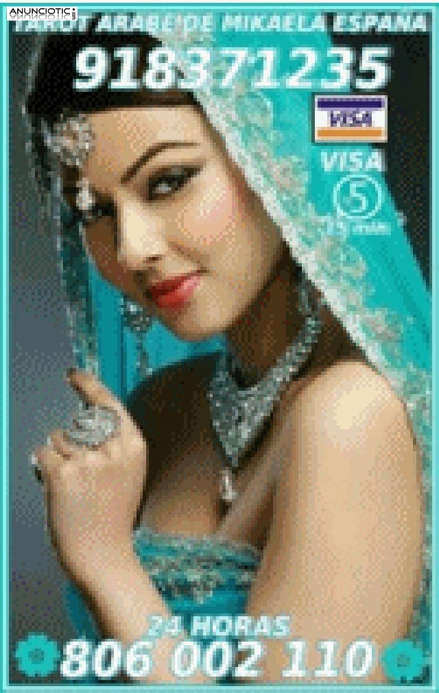 Tarot Mikaela Sanz 918 371 235 desde 5� 15 mts, 8� 20mts y 10� 30