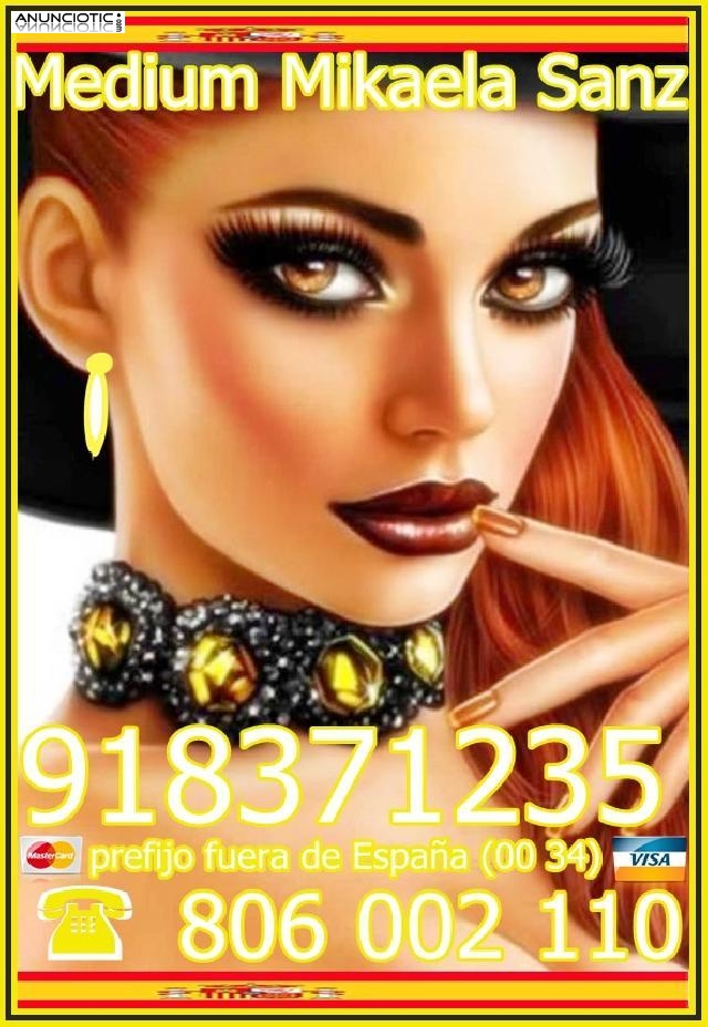 Tarot Mikaela Sanz 918 371 235. Y 9 � 30 mtos. de espa&ntilde;a
