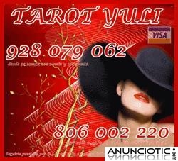 Tarot barato Yuli 5� 10min 928 079 062. Tarot barato 806 002 220 por s&oacute;lo 0,42 cm min. 