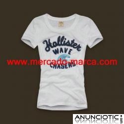 Venta Hollister Co Mujeres Camiseta al por mayor www.mercado-marca.com
