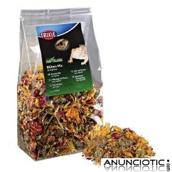 Ensalada de flores para reptiles herb&iacute;voros