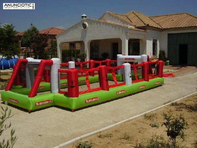 Futbol&iacute;n humano en alquiler