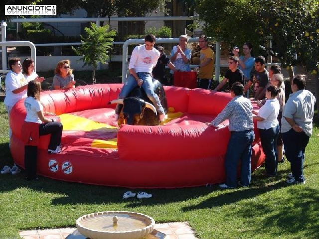 Toro mec&aacute;nico para fiestas