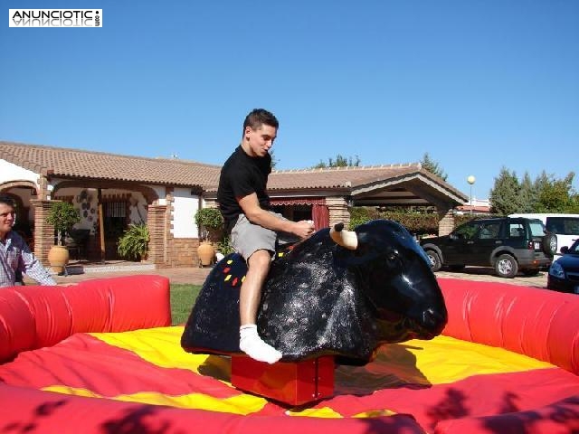 Alquile toro mec&aacute;nico para su evento