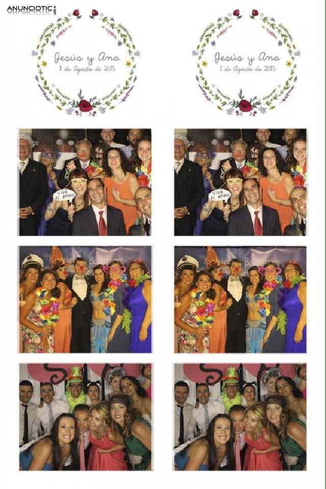 Alquiler de fotomat&oacute;n para eventos
