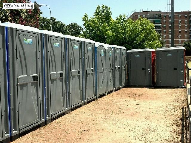 Wc port&aacute;til alquiler