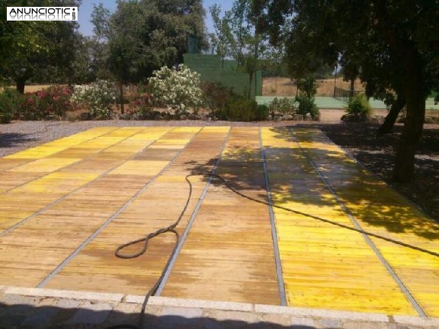 Alquiler de tarima para ferias