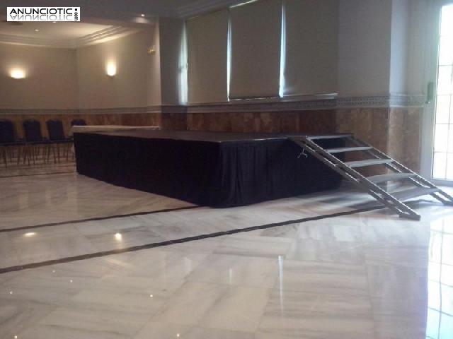 Escenarios tarimas alquiler en c&oacute;rdoba