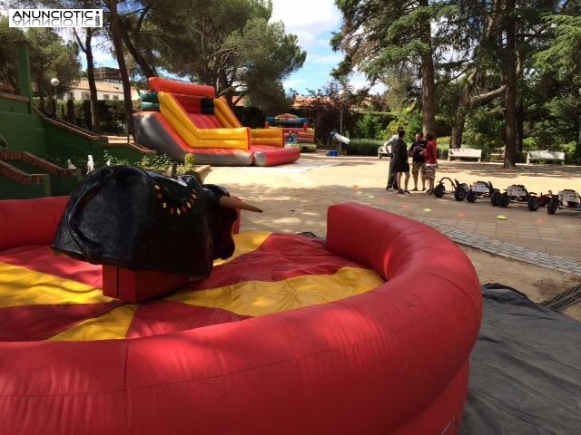 Toro mec&aacute;nico para fiestas