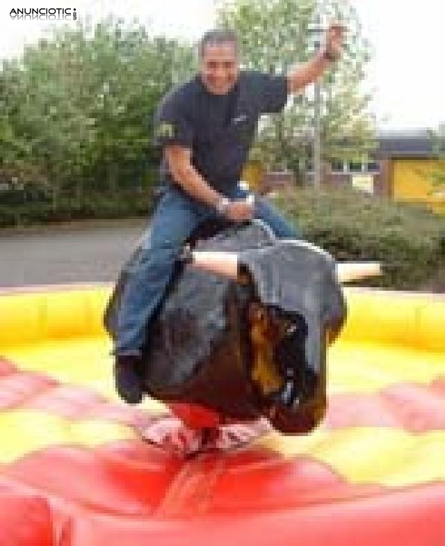 Toro mec&aacute;nico para fiestas