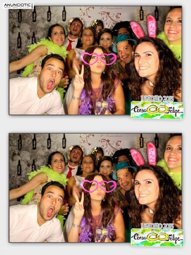 Alquiler de fotomat&oacute;n para bodas