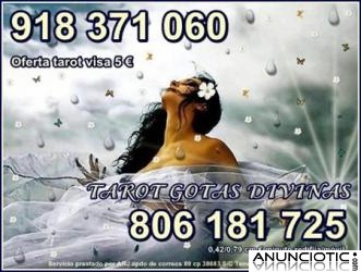 TAROT GOTAS DIVINAS OFERTA VISA 10 � 30 MIN. TAROT BARATO SOLO 0,42CM
