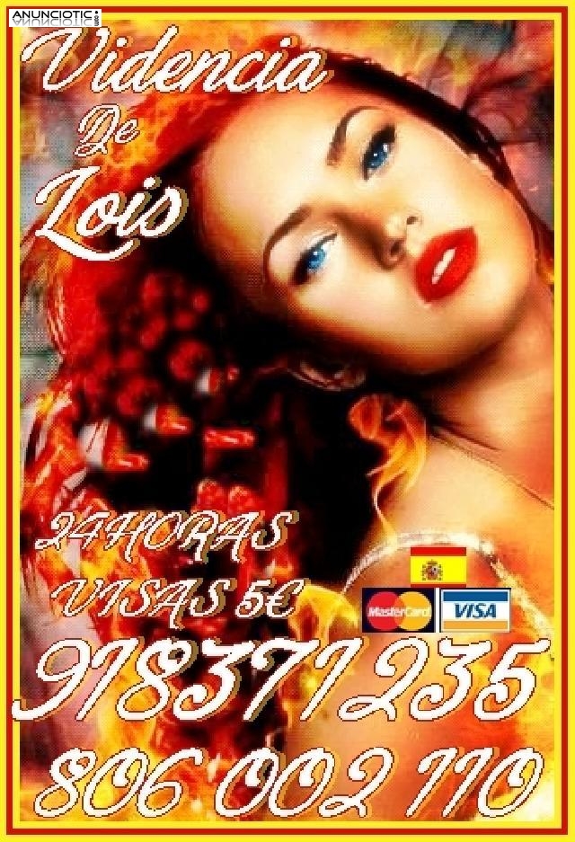 tarot de  Lois Visa 918 371 235 desde 5� 15mtos, las 24 horas a tu disposic
