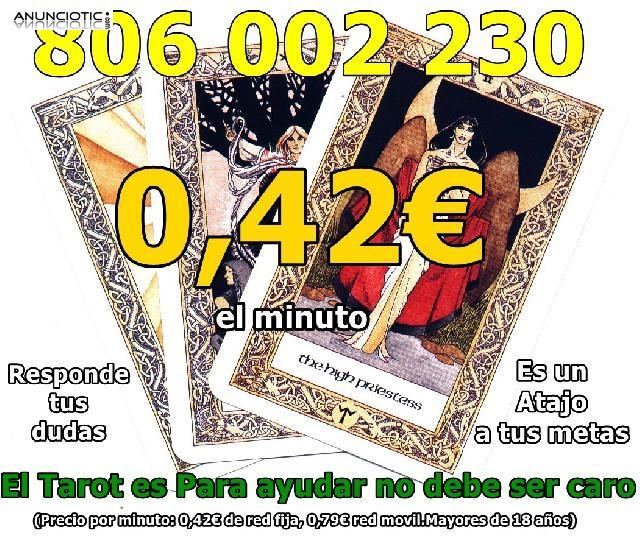 Tarot telef&oacute;nico certero a 3�.