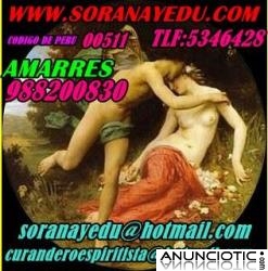 AMARRES DE AMOR CON LOS ESPIRITISTAS,PACTADAS SORANA Y ED&Uacute;