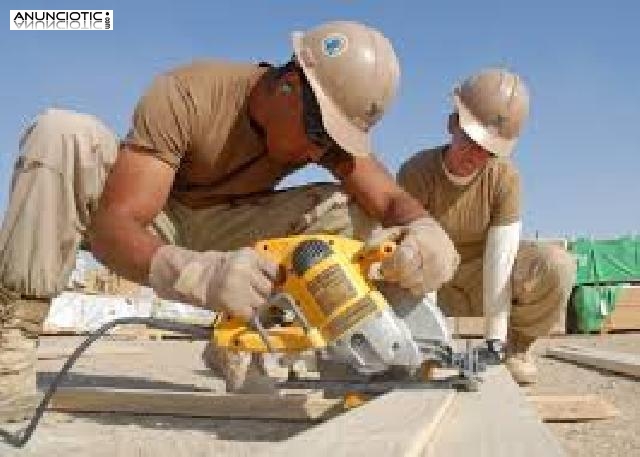 Trabajadores de la construcción necesita urgentemente trabajo oportuni