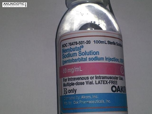 Nembutal eutanasia Drogas Venta Comprar Nembutal Pentobarbital, soluci&oacute;n de