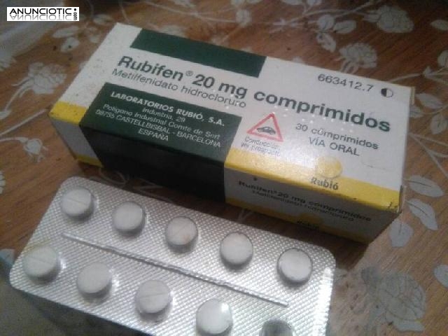 Rubifen 20mg (Sibutramina Meridia) 30 C&aacute;psulas