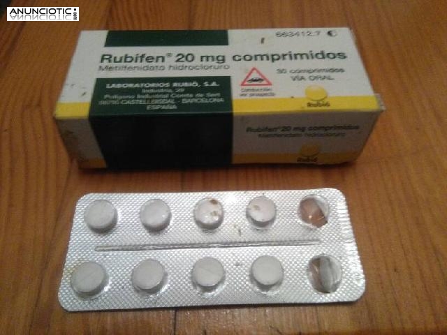 Rubifen 20mg (Sibutramina Meridia) 30 C&aacute;psulas