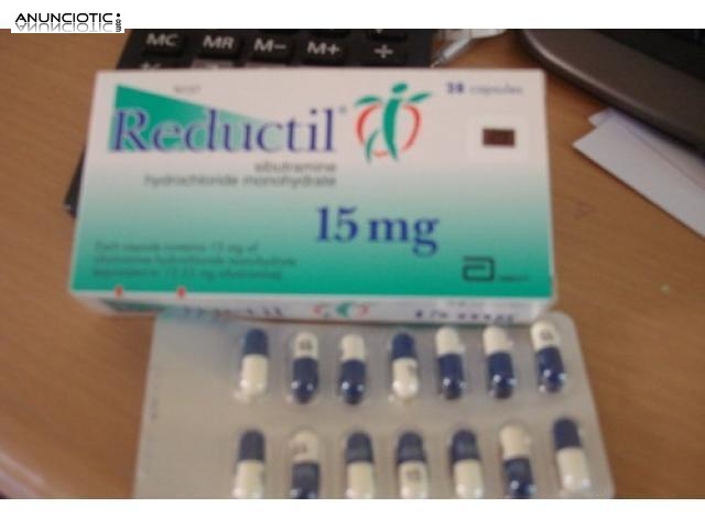 Reductil 15mg (Sibutramine Meridia) 30 C&aacute;psulas