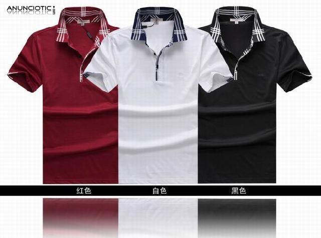  s&oacute;lo � 16 para lv, armani, polo, burberry, ed hardy t-shirt