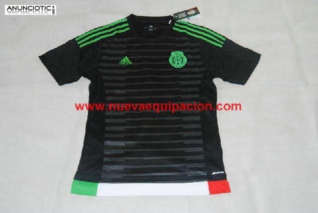 Nueva camisetas del Selecci&oacute;n M&eacute;xico baratas 2015 2016