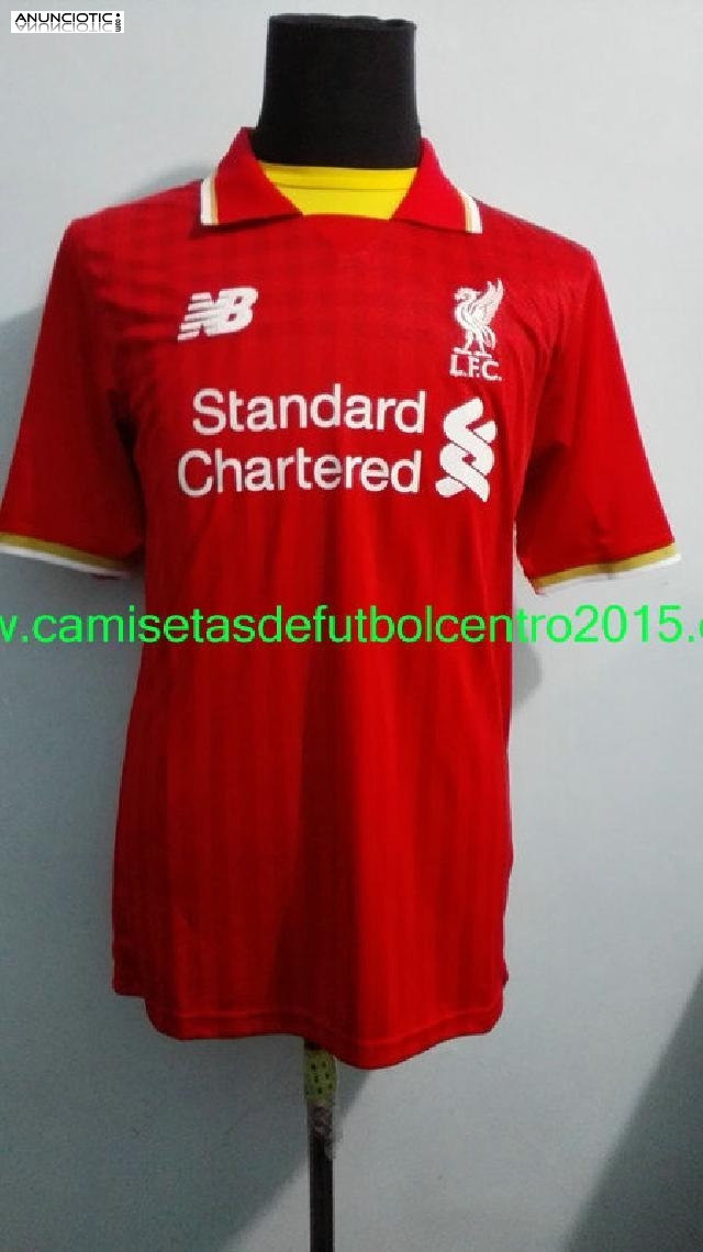 Camiseta Liverpool baratas Primera 2015