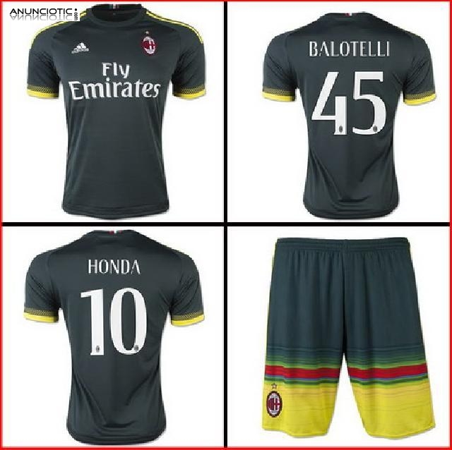 nueva Adidas AC Milan 15-16 Tercera equipaci&oacute;n
