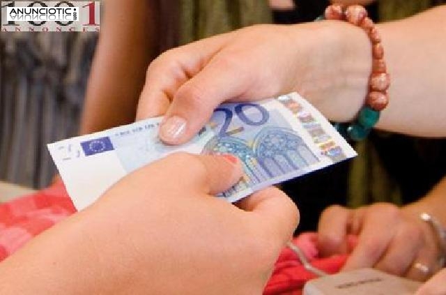 Oferta fiable de pr&eacute;stamo de dinero entre particular