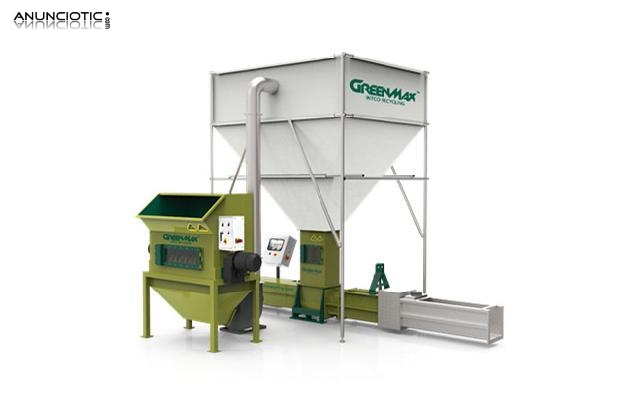 M&aacute;quina para reciclar polietileno GreenMax ZEUS C300