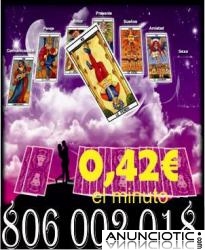 Clarividentes excelentes en el tarot, 0,42� el minuto.