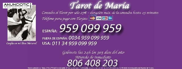 Tarot de Mar&iacute;a, sabr&aacute;s toda la verdad