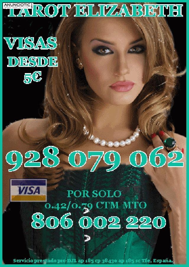 Oferta tarot Elizabeth Visa desde 5� 15mtos 928 079 062 las 24 horas a su d