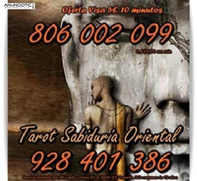 TAROT BARATO Y ECONOMICO SABIDURIA ORIENTAL SOLO 0,42 CM/MIN. VISA DESDE 5�