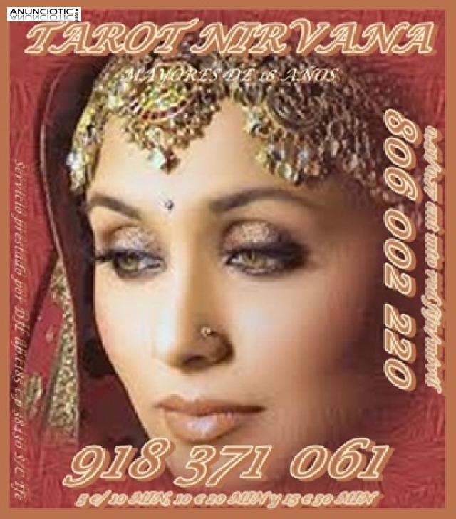 Tarot 806 002 220 nirvana por s&oacute;lo 0,42 cm min. Oferta Visa 5� 10 min al 91