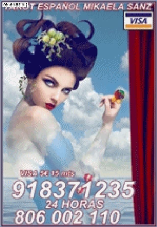 Tarot Mikaela Sanz 918 371 235 desde 5� 15 mts, 8� 20mts y 10� 30