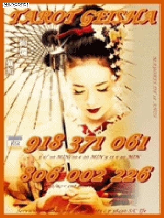 Tarot y Videncia Geisha Visa desde 5� 15 MIN  online espa&ntilde;ol 918 371 061.