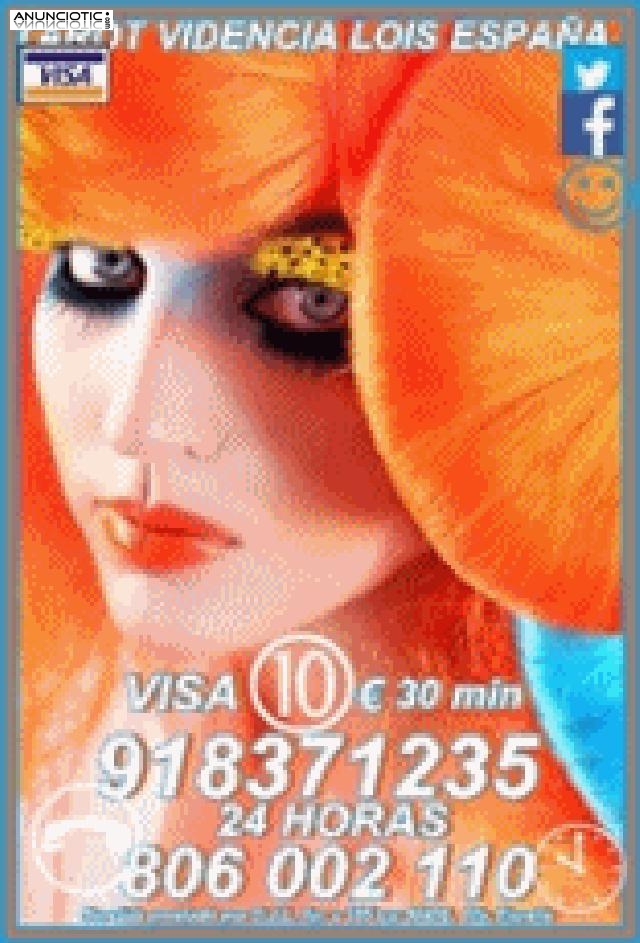 Tarot economico Lois Visa 918 371 235 desde 5� 15mtos, las 24 hor