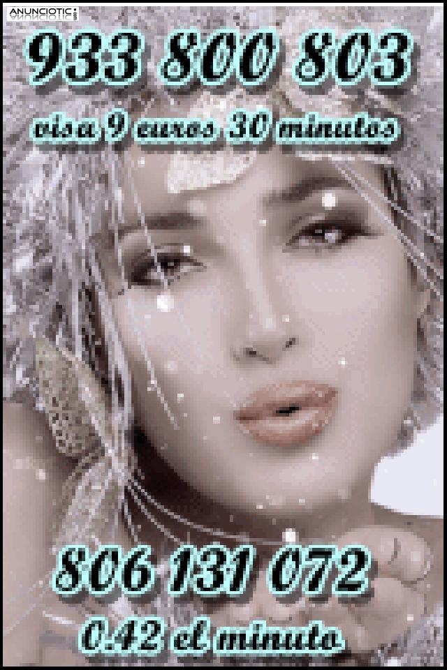 Tarot econ&oacute;mico  visas 9 euros 30minutos 933-800 803