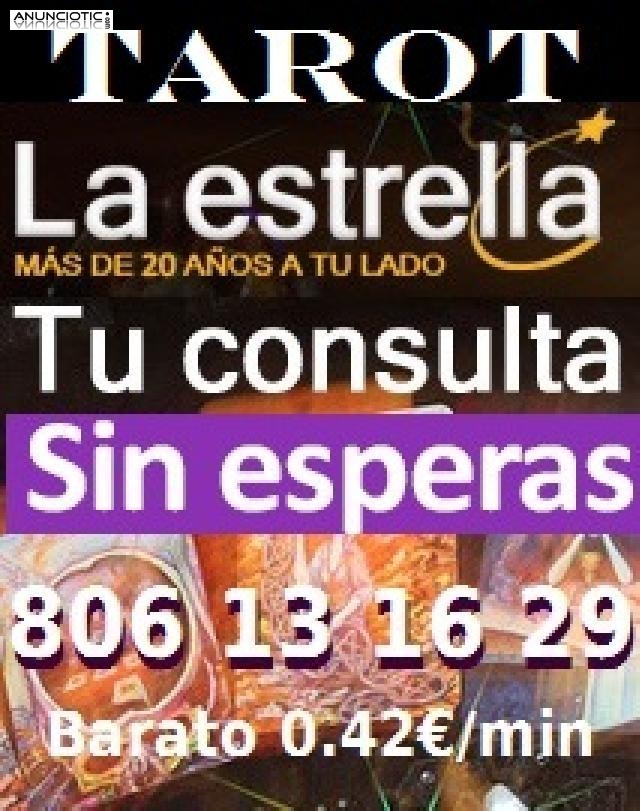TAROT Estrella Dorada 806 13 16 29 Barato 0. 42 �/min.