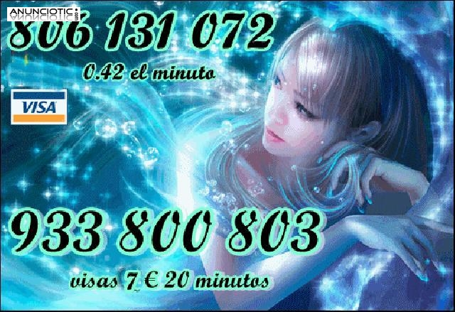 Tarot econ&oacute;mico 806 -002-858 - 0,42/0,79 cm y visa 933 800 803