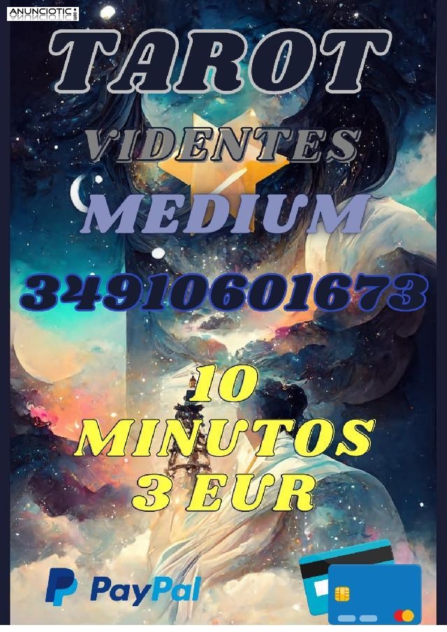 Tarot vidente y m&eacute;dium 10 minutos 3 �.