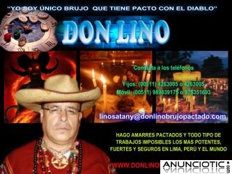 UNICO BRUJO PACTADO QUE ATA Y DESATA AMARRES-DON LINO CUSCO