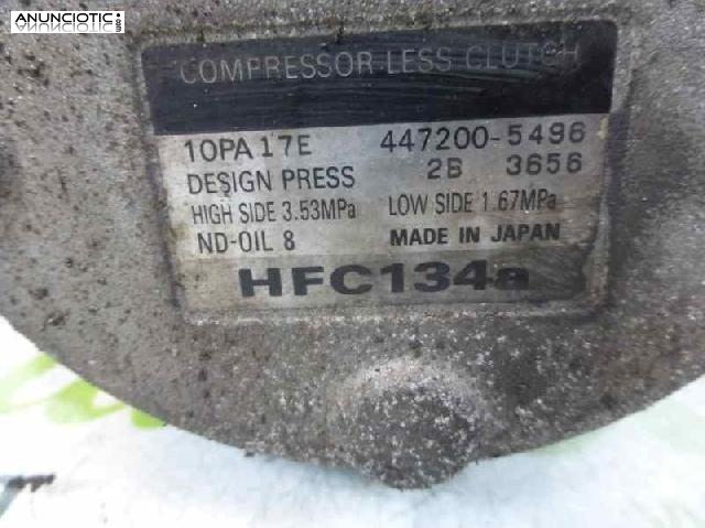 Compresor a/a tipo 4472005496 de jeep -