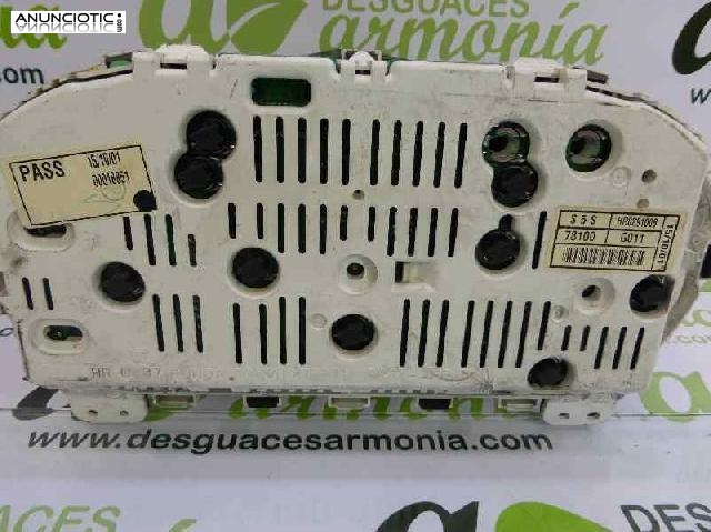 Cuadro instrumentos tipo hr0291008 de