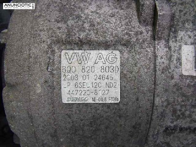 Compresor a/a tipo 6q0820803g de seat -