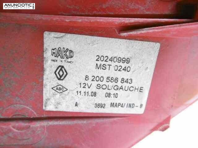 192811 piloto tra. izq. de renault clio