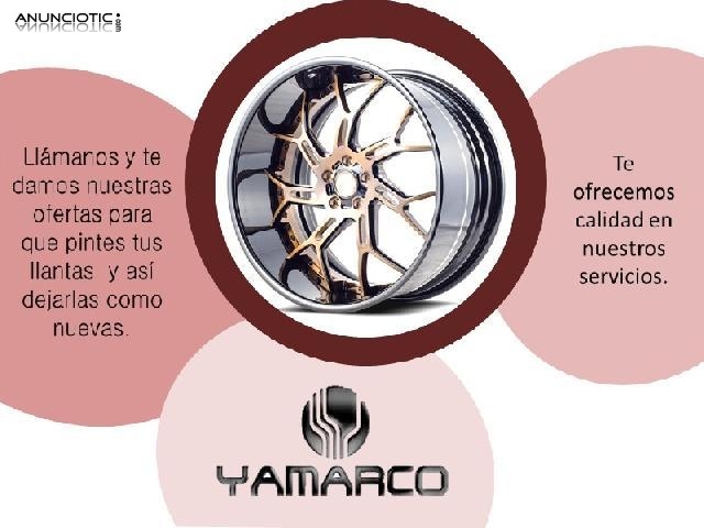 &uacute;ltima tecnolog&iacute;a en llantas, yamarco